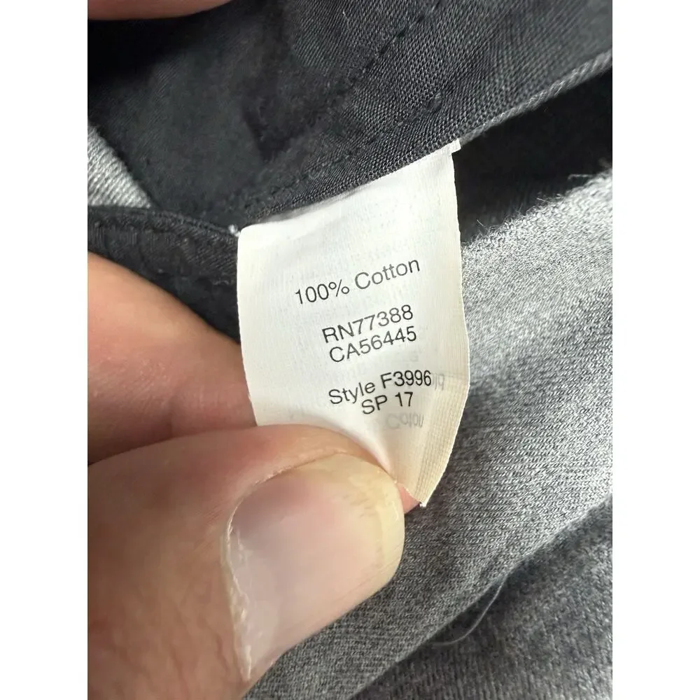 J.Crew Bedford Dress Pants Men’s 36x30 Gray Flat Front Cotton Chino Trousers